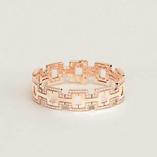 ブレスレット 《H》 - ピンクゴールド | Hermès - エルメス-公式サイト